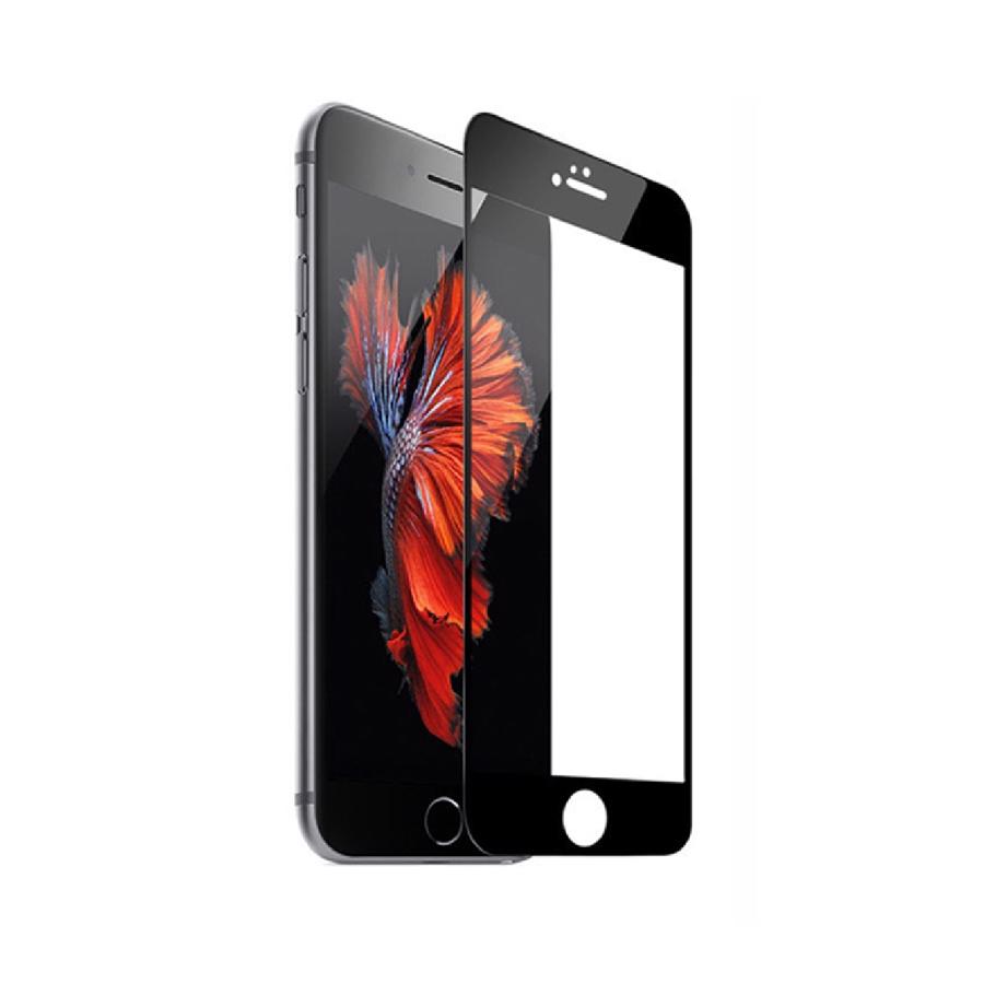 iPhone 6 / 6S Premium 3D Hærdet Beskyttelsesglas Sort